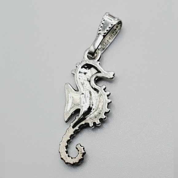 Seahorse silver necklace bracelet pendant charm handmade New 2 for 20.00 - Picture 3 of 3